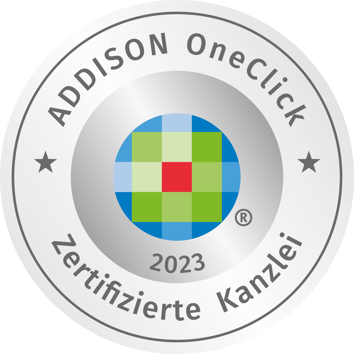 Zertifikat ADDISON OneClick Wirtschaftskanzlei MTG Bayern
