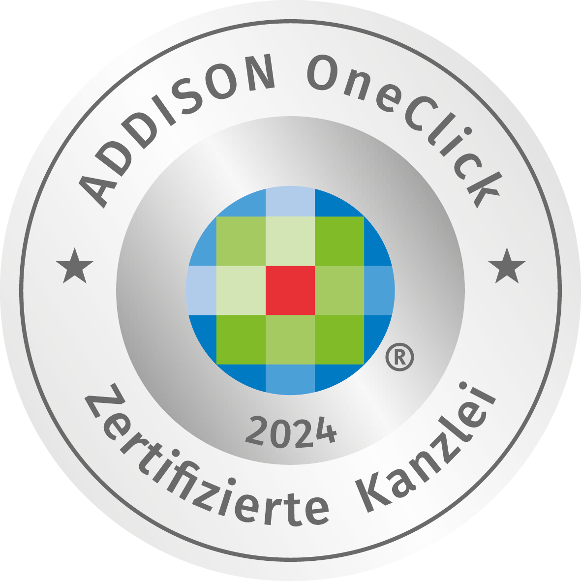 Zertifikat ADDISON OneClick Wirtschaftskanzlei MTG Bayern